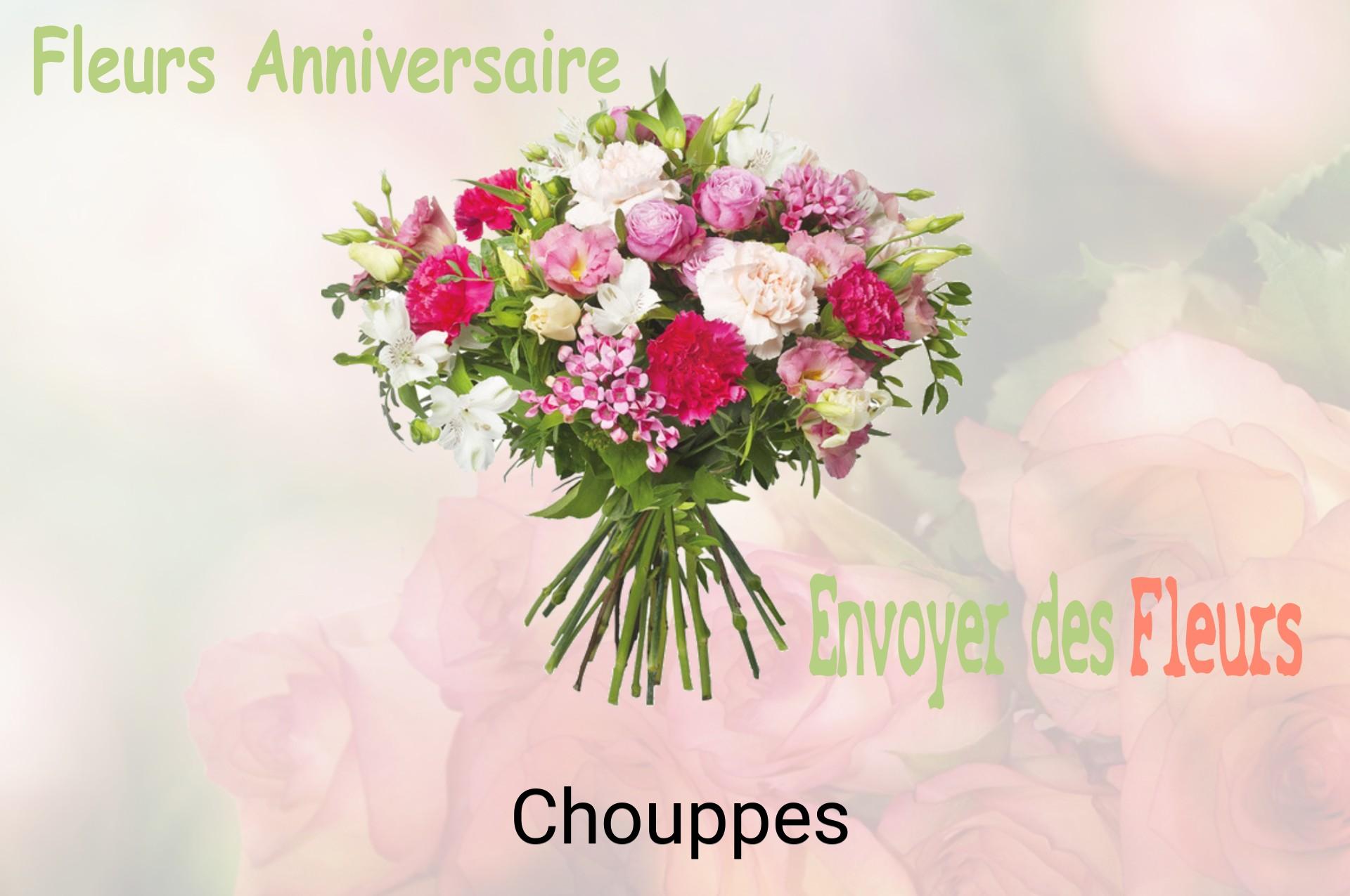 Bouquet de fleurs d’anniversaire livré à Chouppes